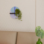 TIDAL STRIPE Estante Ovalado Decorativo en Acabado Negro