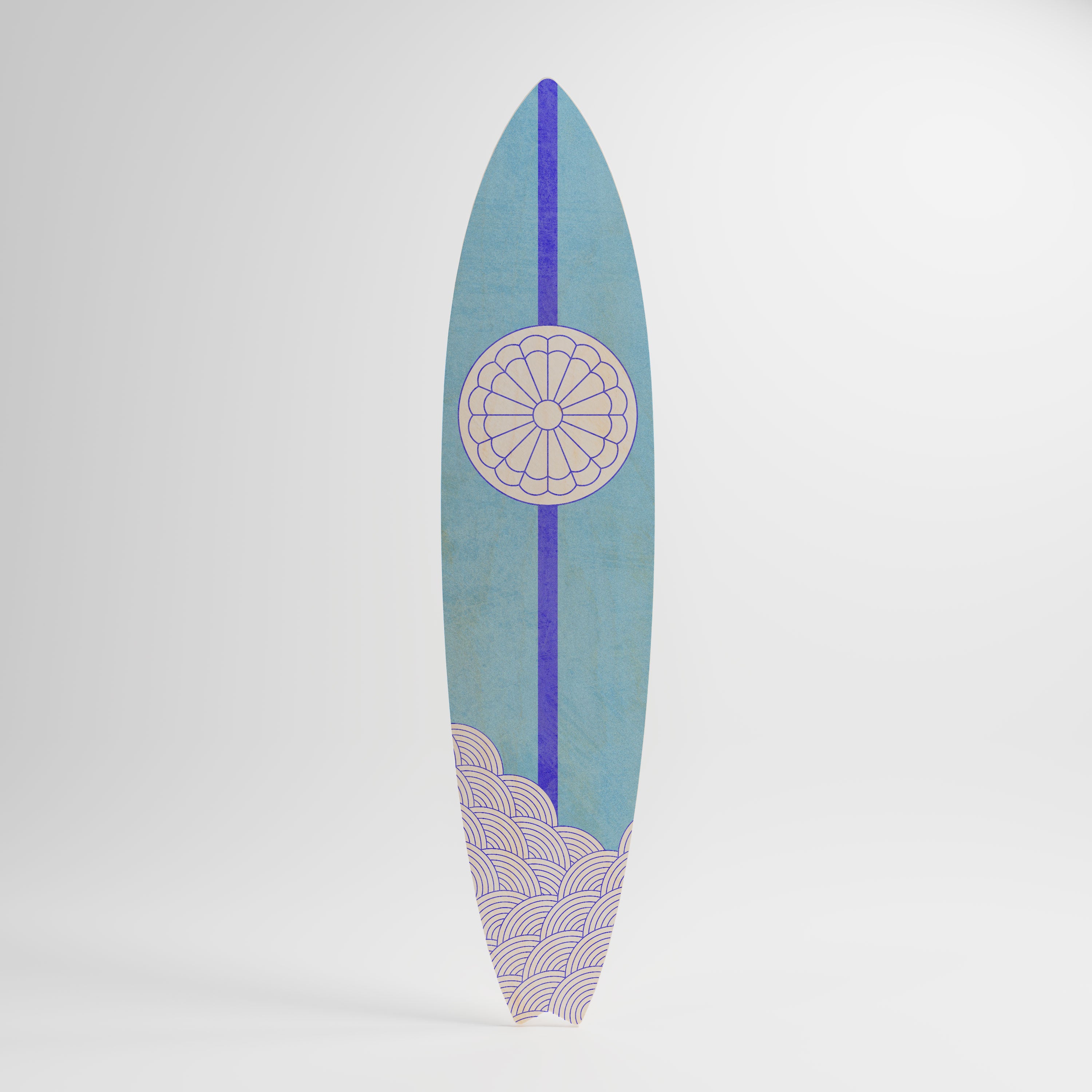 TIDAL STRIPE Panel decorativo de tabla de surf