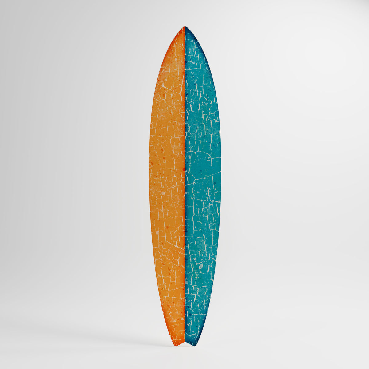 RUSTIC SHORE Panel decorativo de tabla de surf