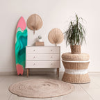CYANIC ABYSS Panel decorativo de tabla de surf