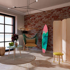 CYANIC ABYSS Panel decorativo de tabla de surf
