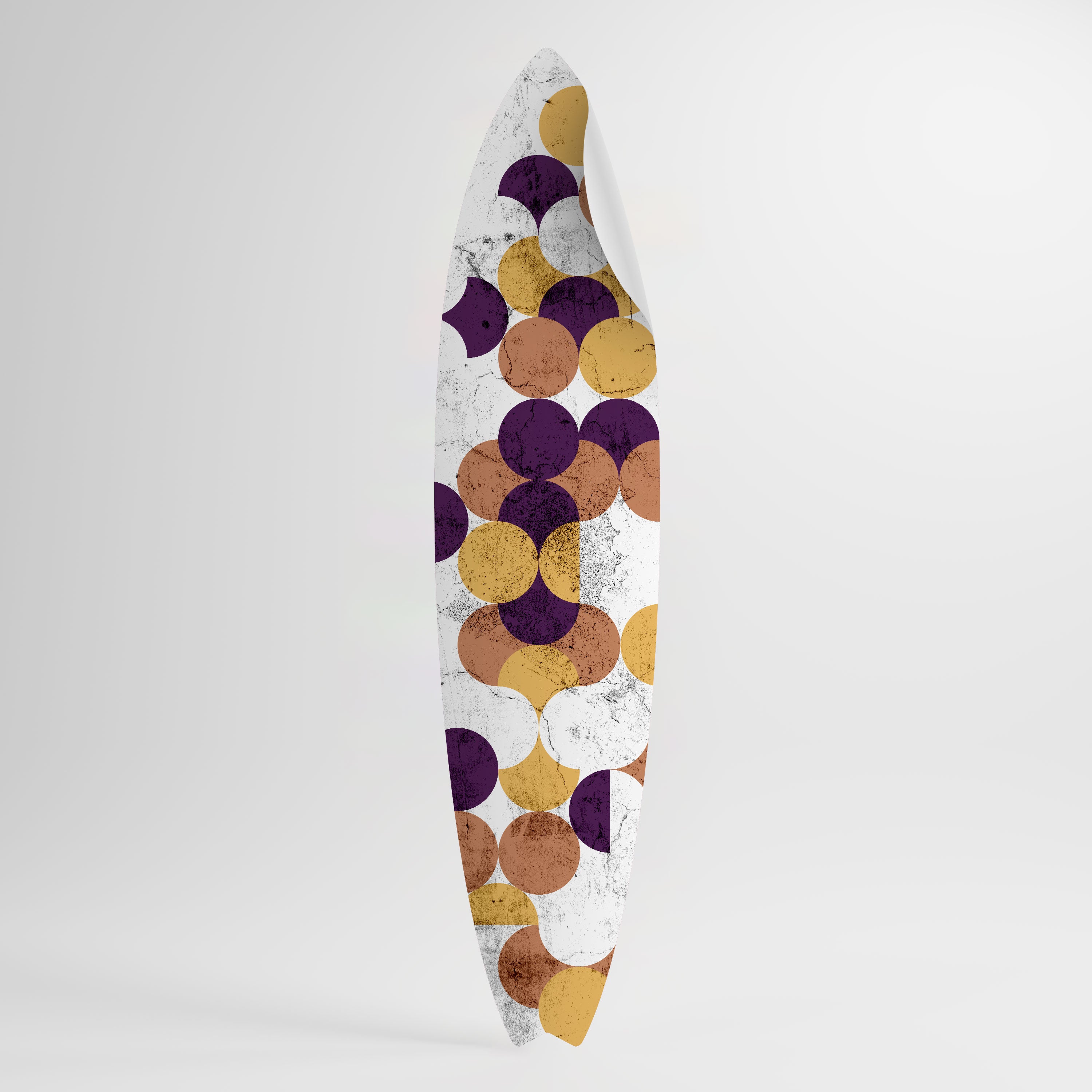 CRACKED GEOMETRY Peel and Stick Surfboard Sticker