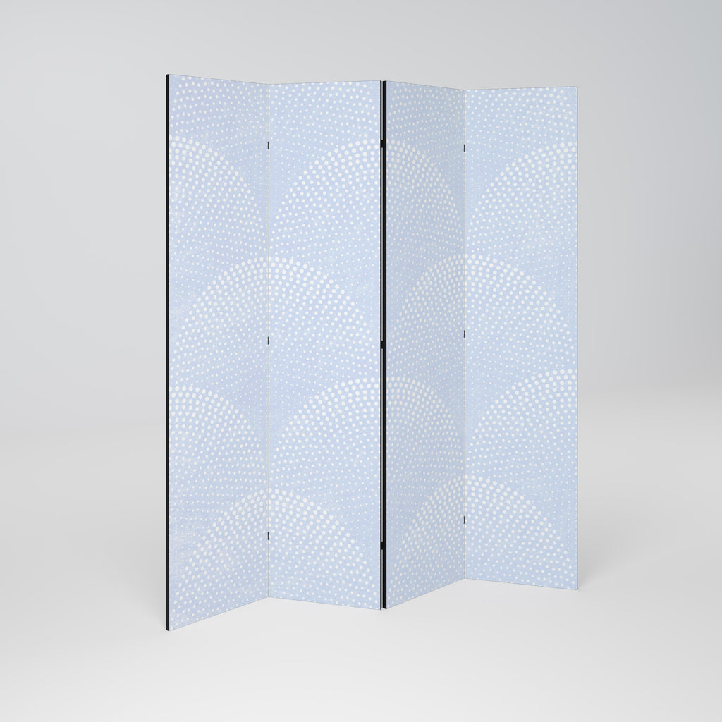 HARMONIOUS CURVES DISPLAY 4-Panel Room Divider