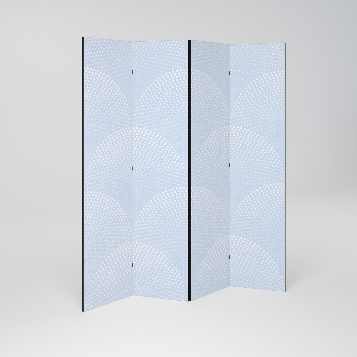 HARMONIOUS CURVES DISPLAY Biombo de 4 paneles