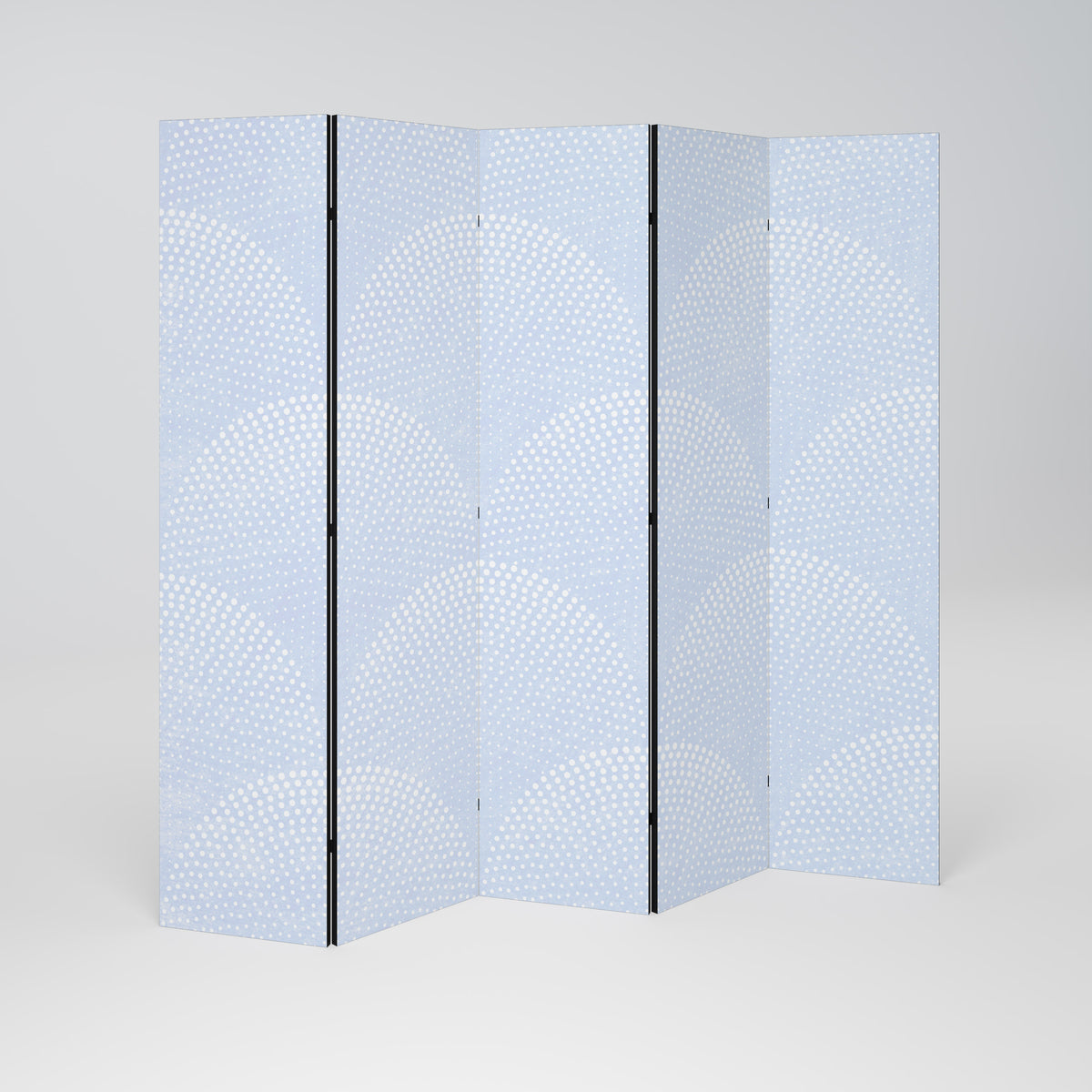 HARMONIOUS CURVES DISPLAY Biombo de 5 paneles