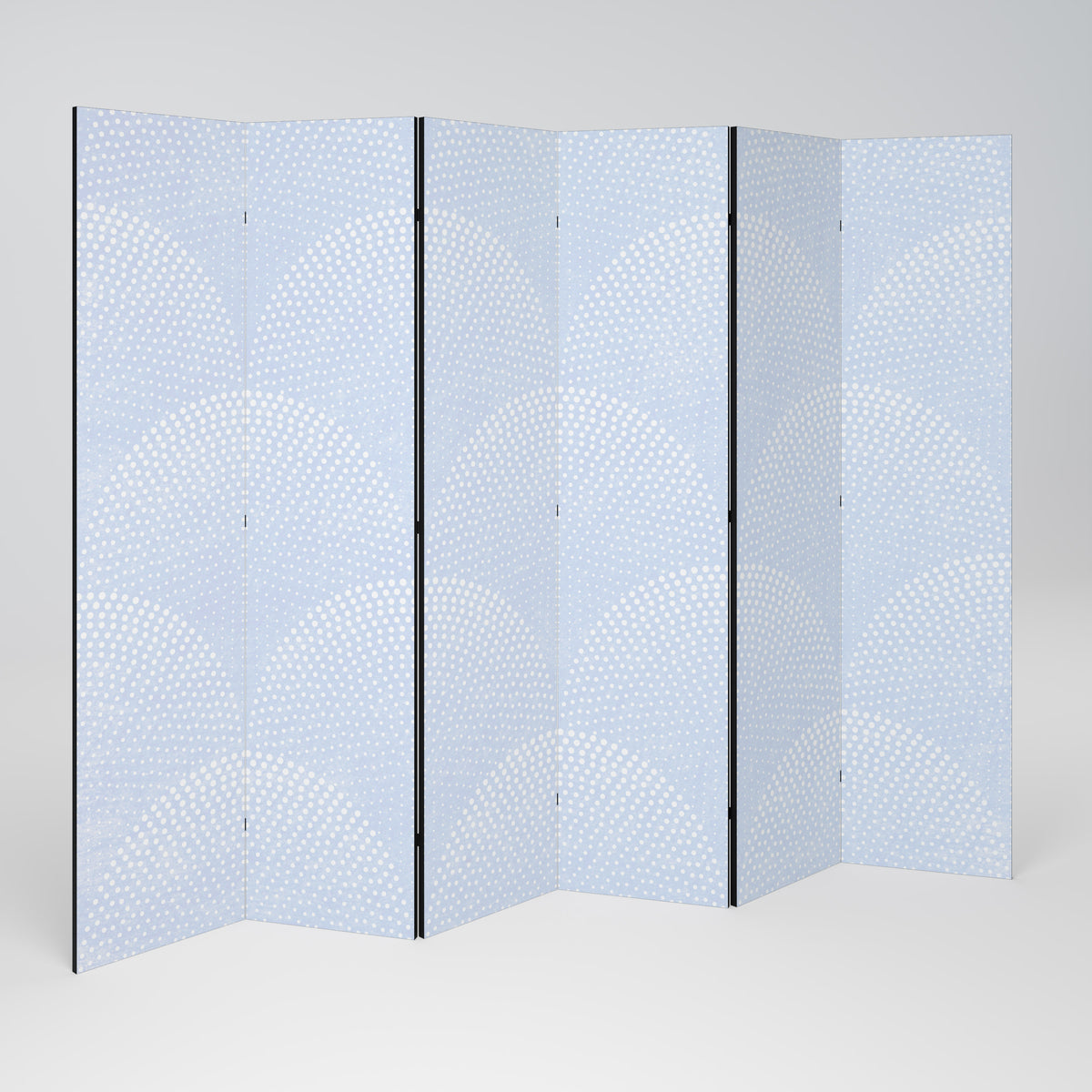 HARMONIOUS CURVES DISPLAY Biombo de 6 paneles