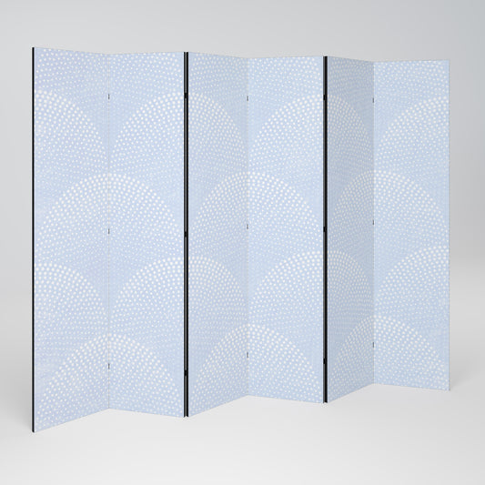 HARMONIOUS CURVES DISPLAY Biombo de 6 paneles