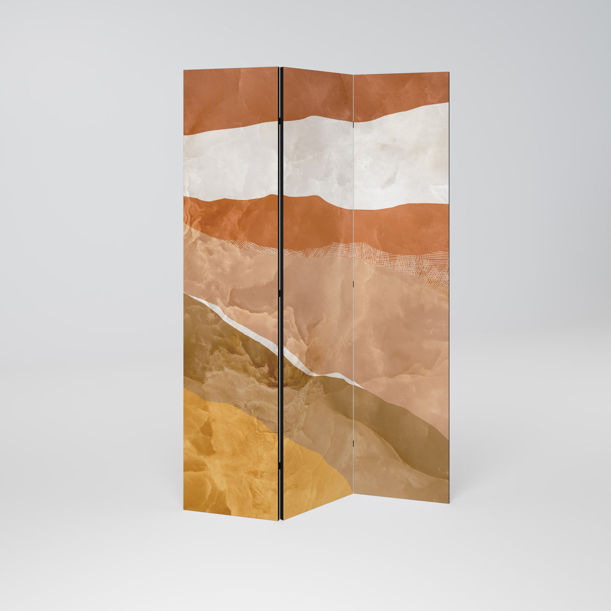 SANDHILLS SPLENDOUR Biombo de 3 paneles