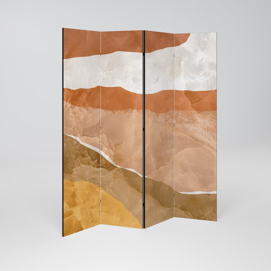 SANDHILLS SPLENDOUR 4-Panel Room Divider