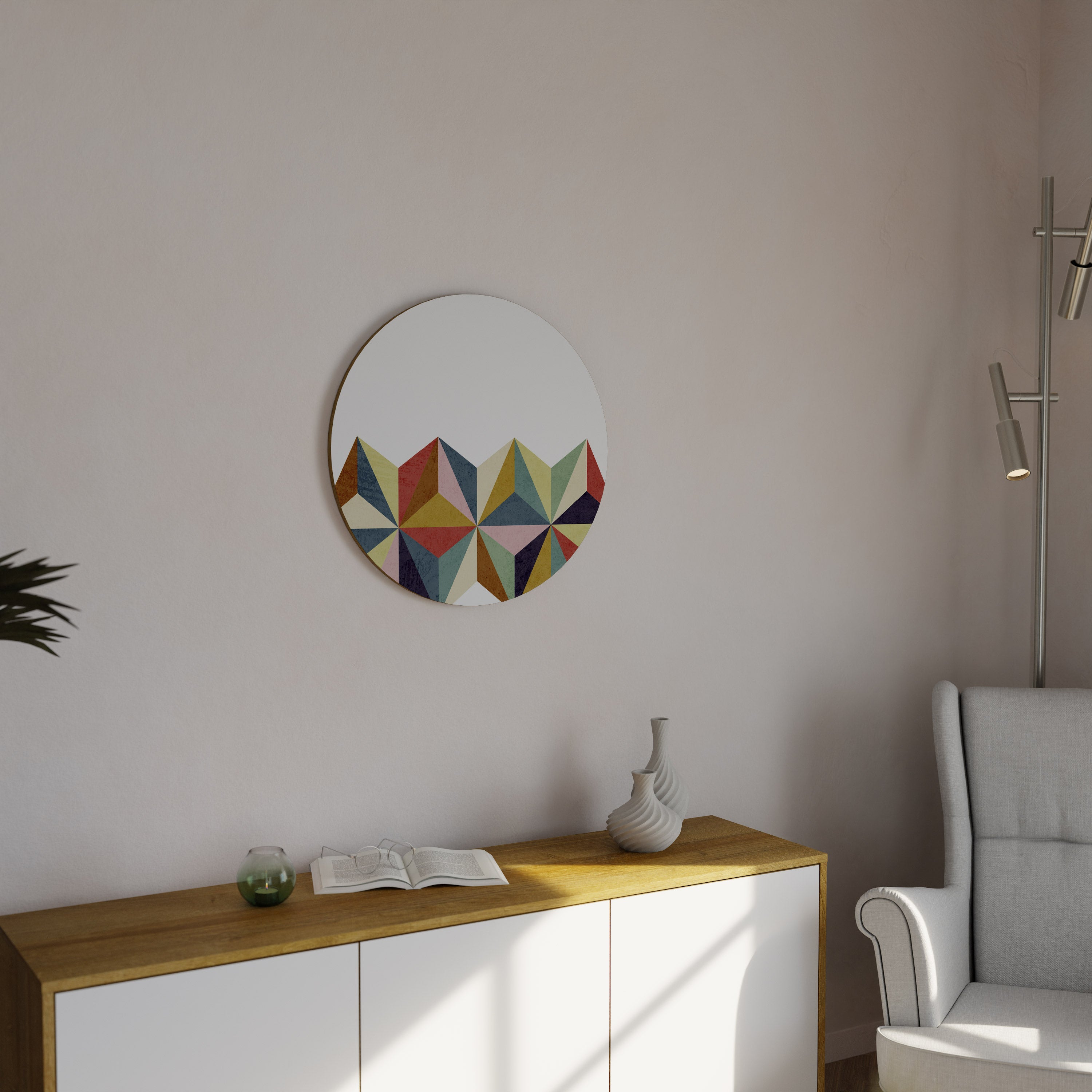 TESSELATE TREASURES Round Wall Art