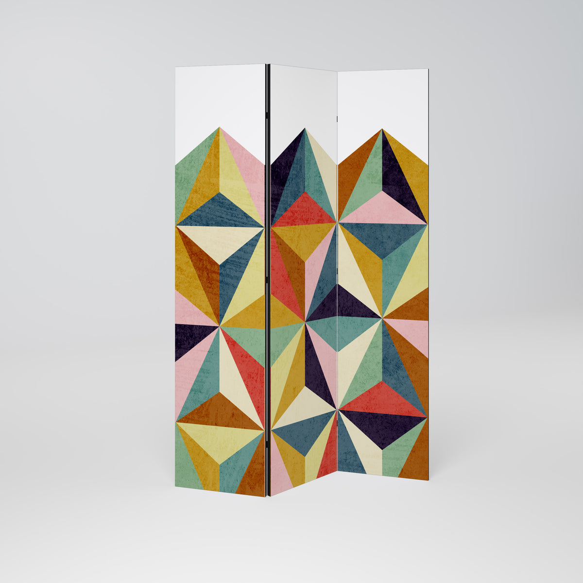 TESSELATE TREASURES Biombo de 3 paneles