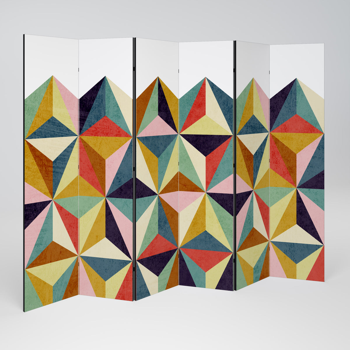 TESSELATE TREASURES Biombo de 6 paneles