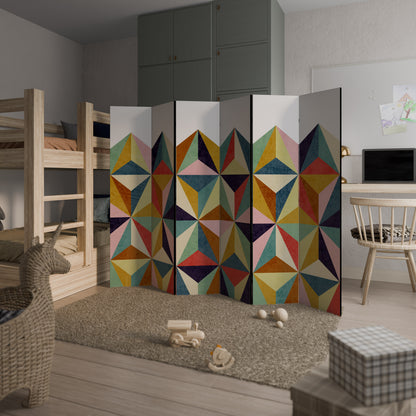TESSELATE TREASURES Biombo de 6 paneles