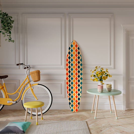 COLORFUL NOSTALGIA Surfboard Decorative Panel