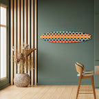 COLORFUL NOSTALGIA Panel decorativo de tabla de surf