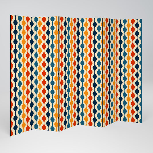 COLORFUL NOSTALGIA 6-Panel Room Divider