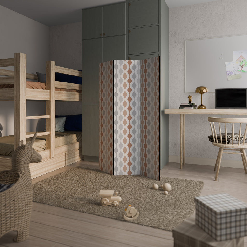 Biombo decorativo de 3 paneles HAZY NOSTALGIA