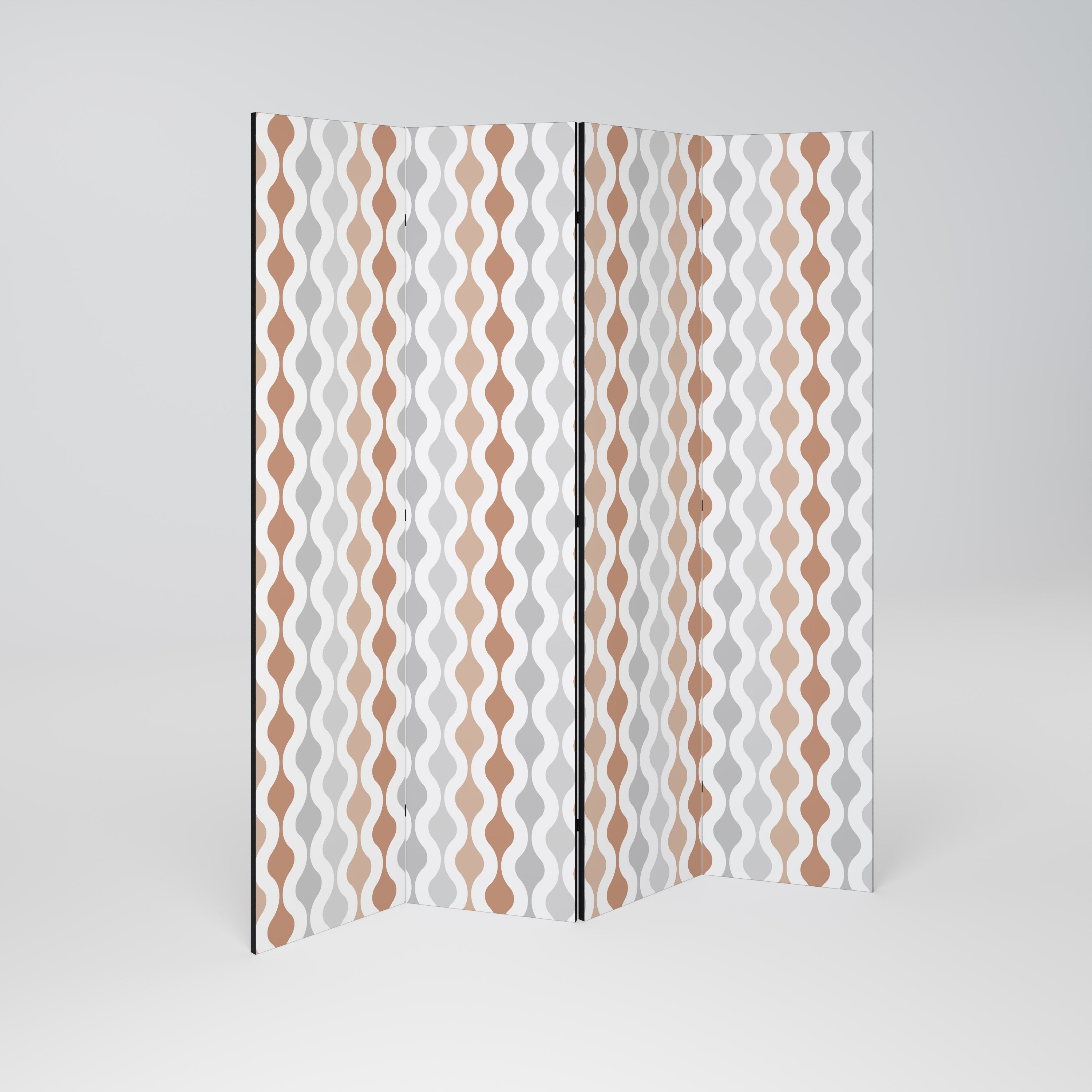 Biombo decorativo de 4 paneles HAZY NOSTALGIA