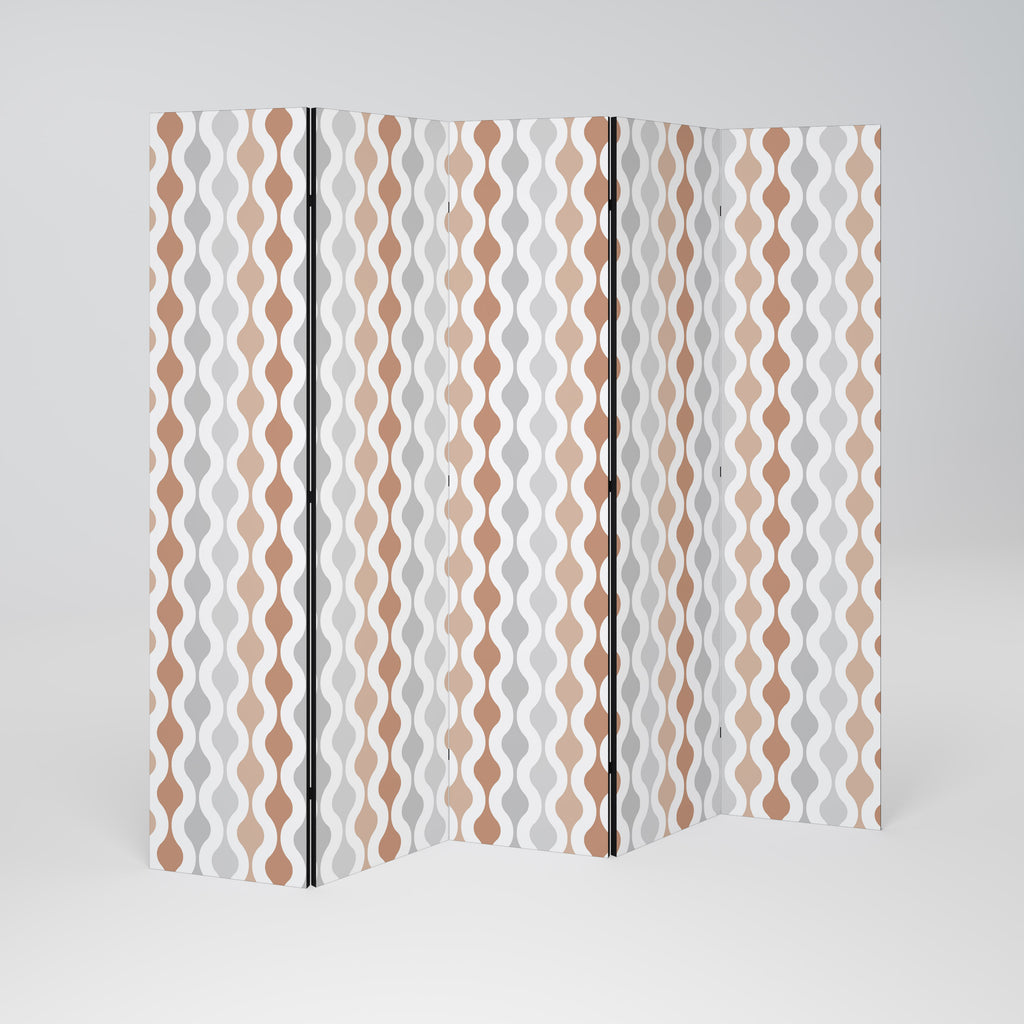 Biombo decorativo de 5 paneles HAZY NOSTALGIA