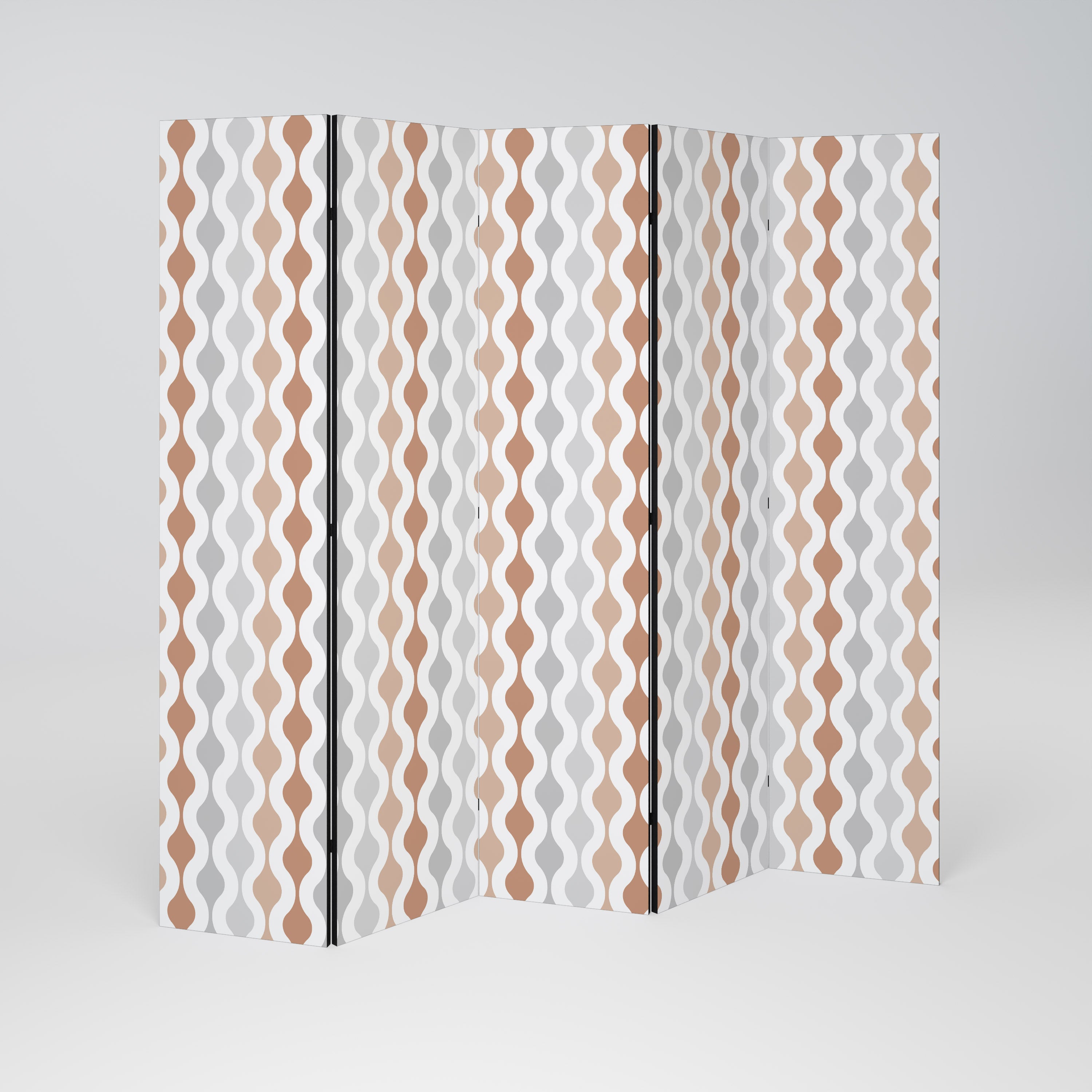 Biombo decorativo de 5 paneles HAZY NOSTALGIA