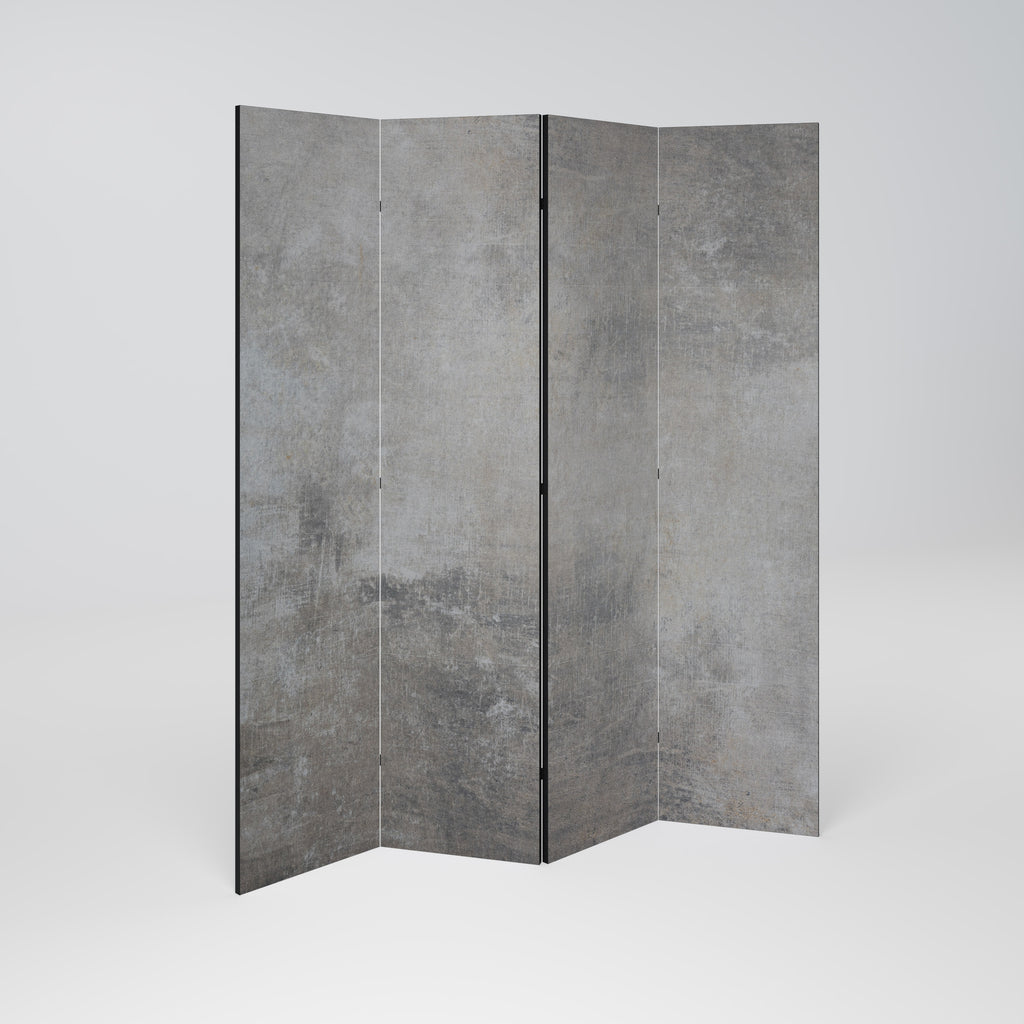 CONCRETE WALL Biombo de 4 paneles