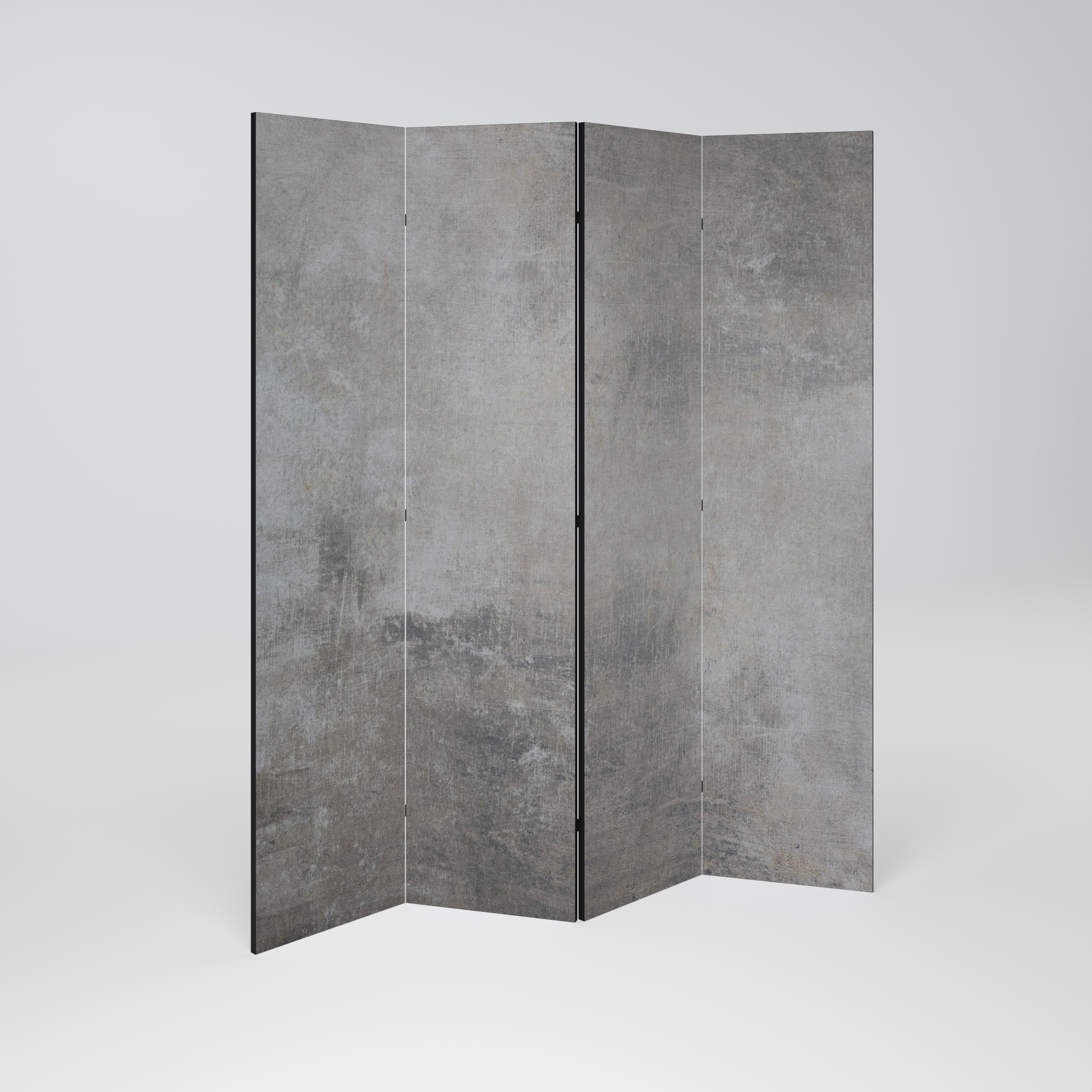 Biombo decorativo de 4 paneles CONCRETE WALL