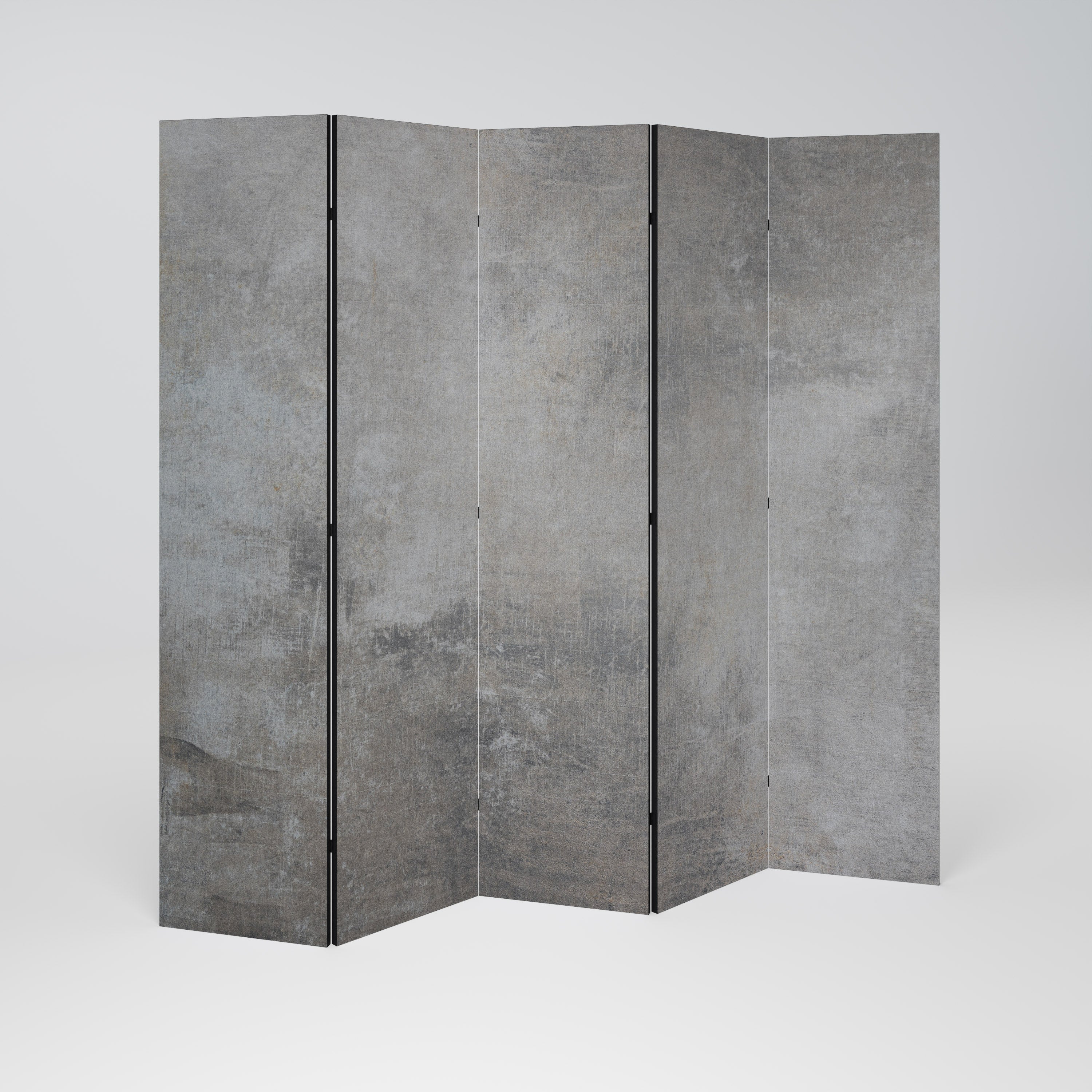 Biombo decorativo de 5 paneles CONCRETE WALL