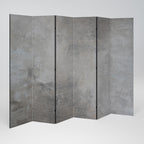 CONCRETE WALL 6-Panel Room Divider