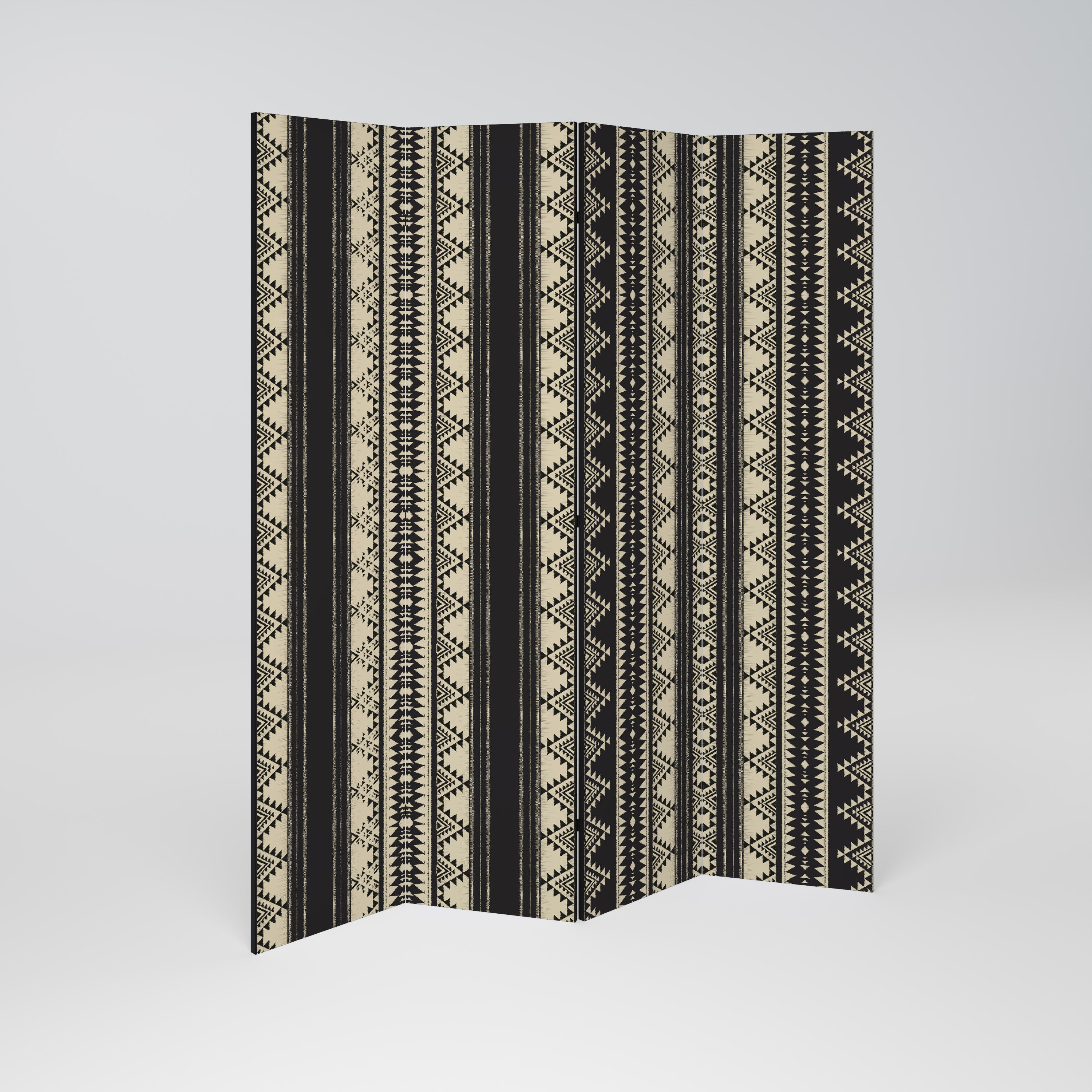 Biombo decorativo AZTEC de 4 paneles