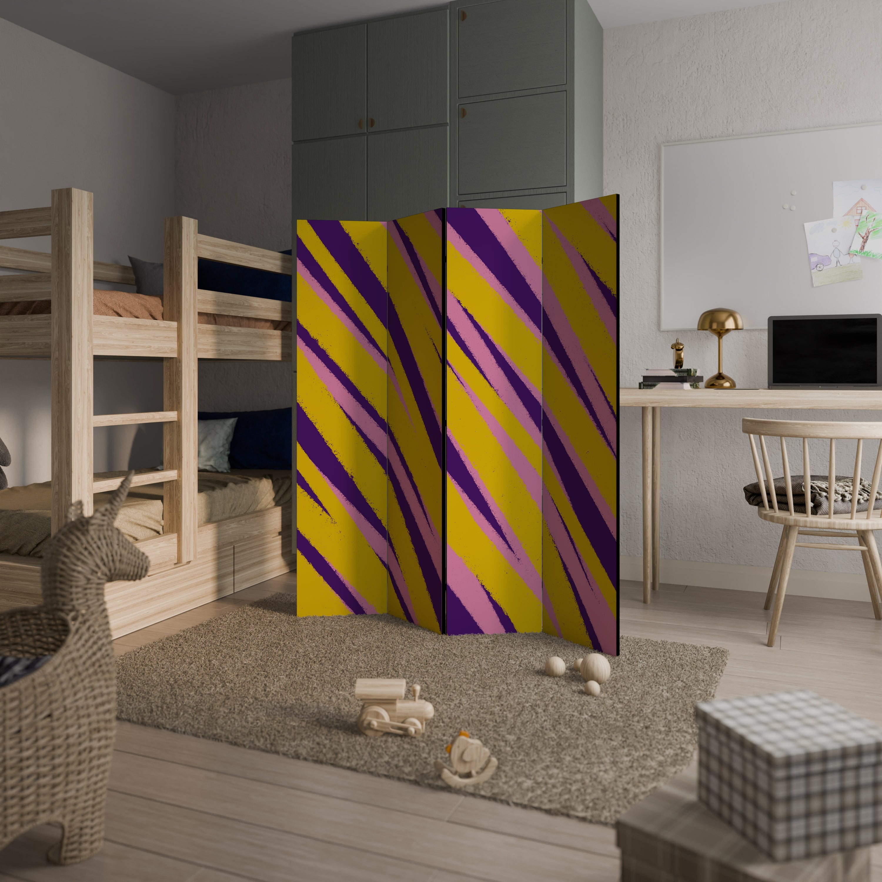 DREAMS COME TRUE Biombo de 4 paneles