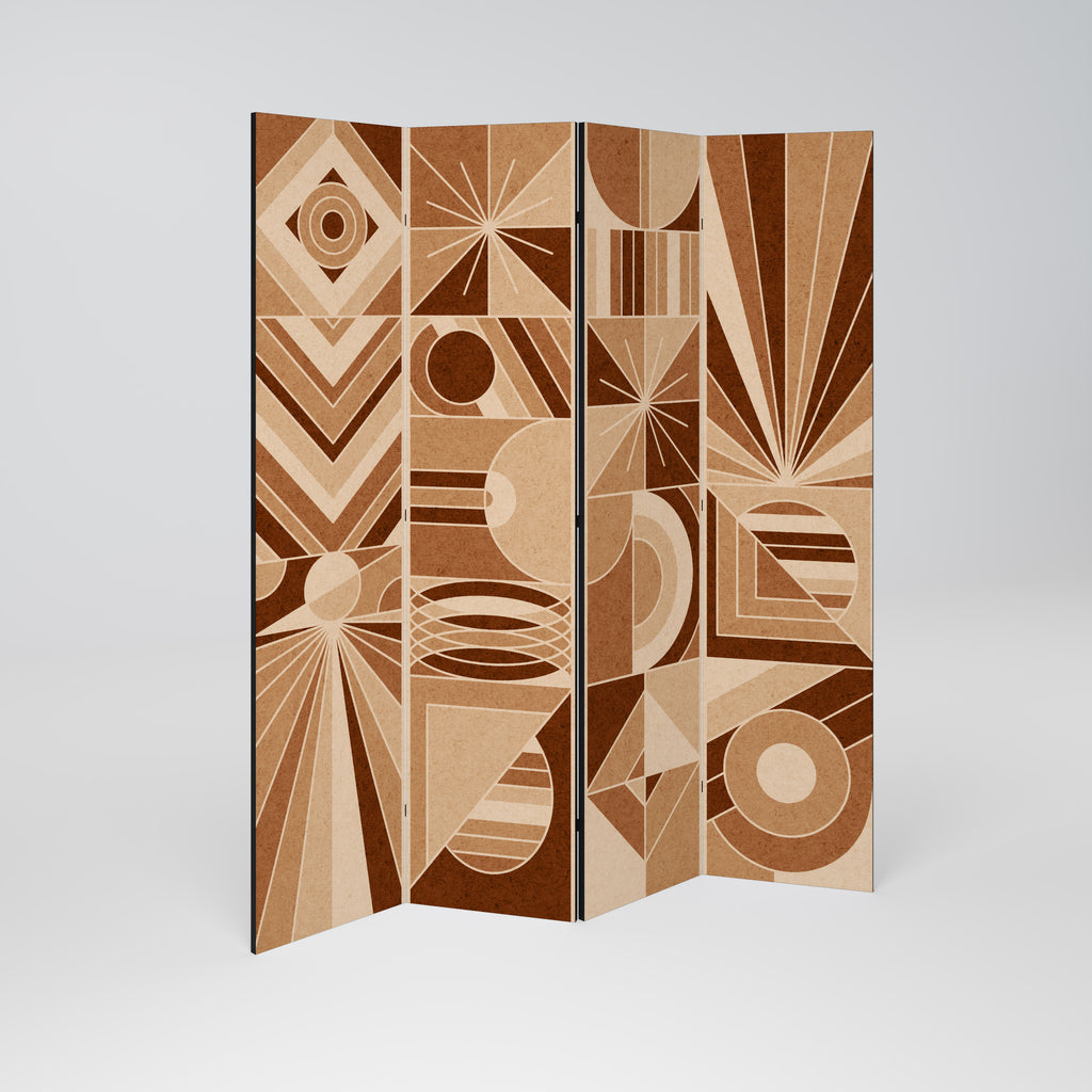 PRISM MOSAIC Decorative 4-Panel Room Divider