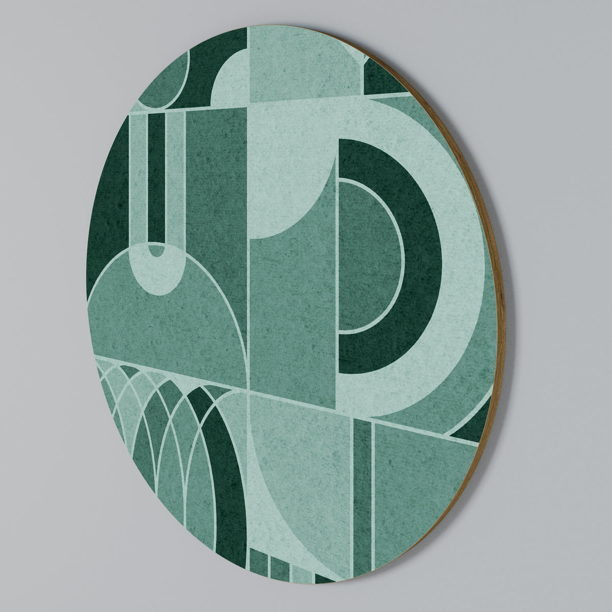 HARMONIC GRID Arte de pared redondo