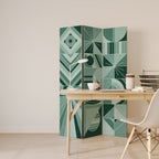 HARMONIC GRID 3-Panel Room Divider