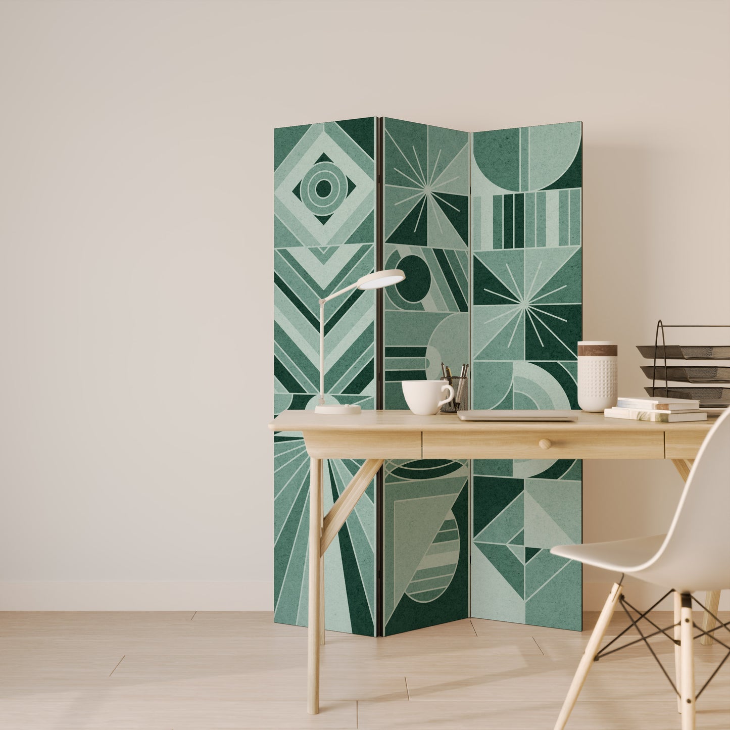 HARMONIC GRID 3-Panel Room Divider