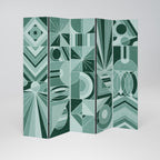 HARMONIC GRID Biombo de 5 paneles