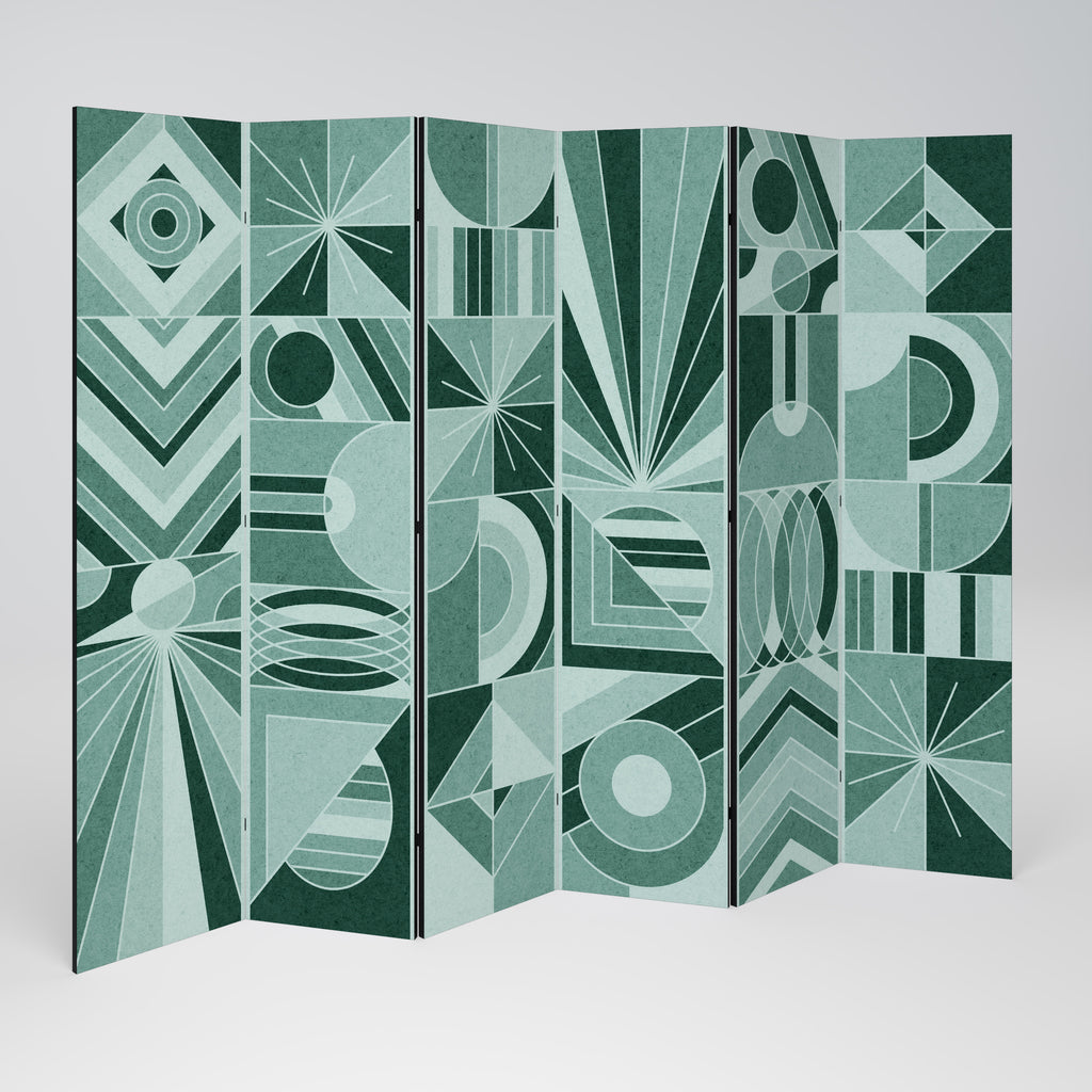 HARMONIC GRID Decorative 6-Panel Room Divider