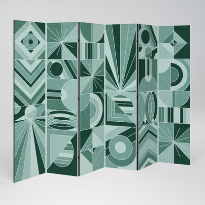 HARMONIC GRID Biombo de 6 paneles