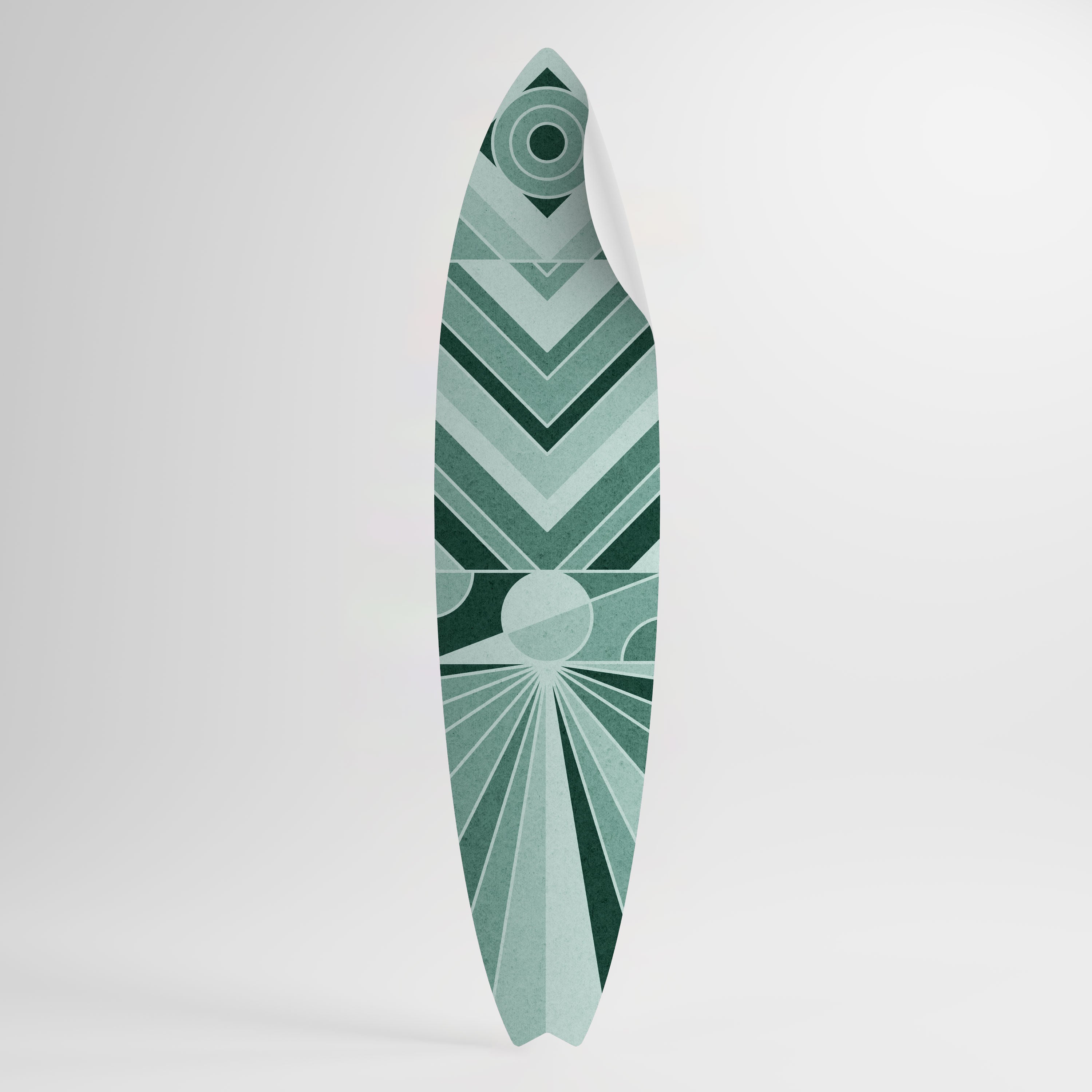 DYNAMIC GRID Peel and Stick Surfboard Sticker