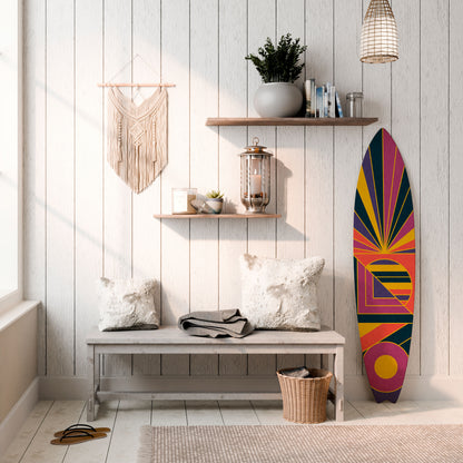 FUSION PATTERNS Panel decorativo de tabla de surf