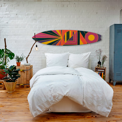 FUSION PATTERNS Panel decorativo de tabla de surf