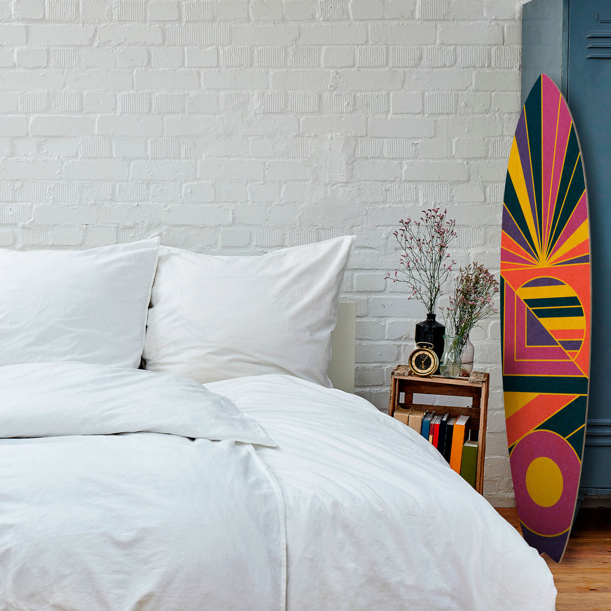 FUSION PATTERNS Panel decorativo de tabla de surf