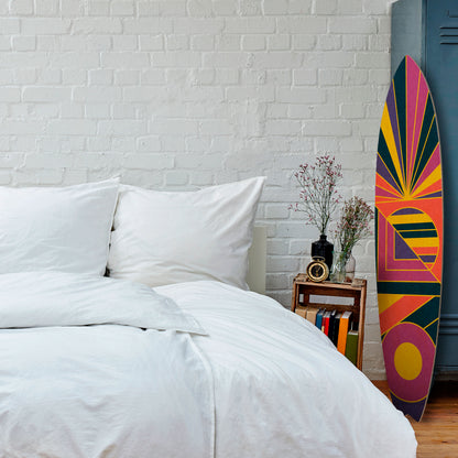 FUSION PATTERNS Panel decorativo de tabla de surf