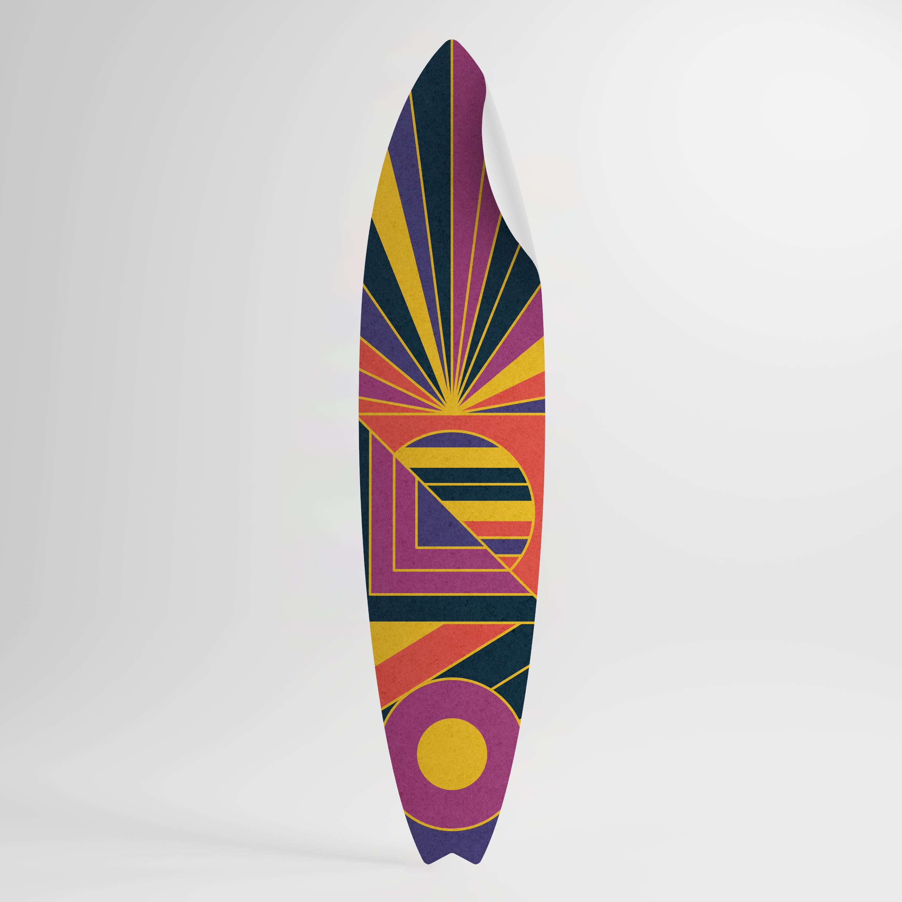 FUSION PATTERNS Peel and Stick Surfboard Sticker