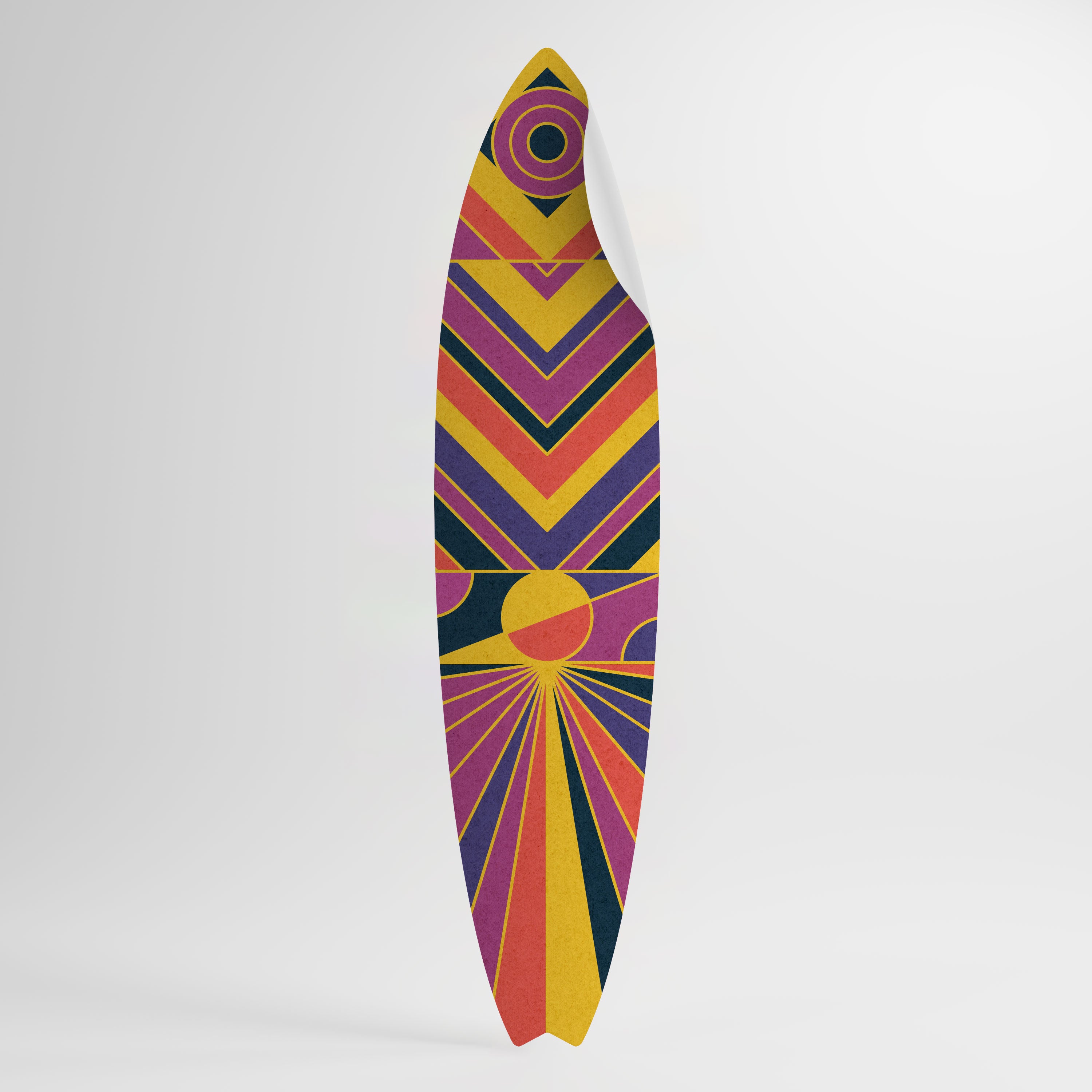 ECHO PATTERNS Peel and Stick Surfboard Sticker