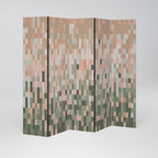 BUILDING THE FUTURE Decorative 5-Panel Room Divider