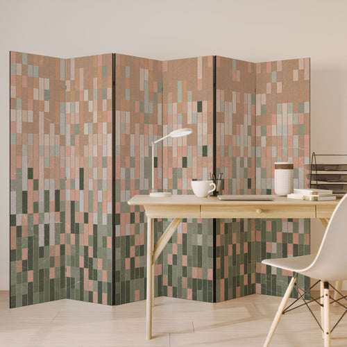 BUILDING THE FUTURE Biombo Decorativo de 6 Paneles