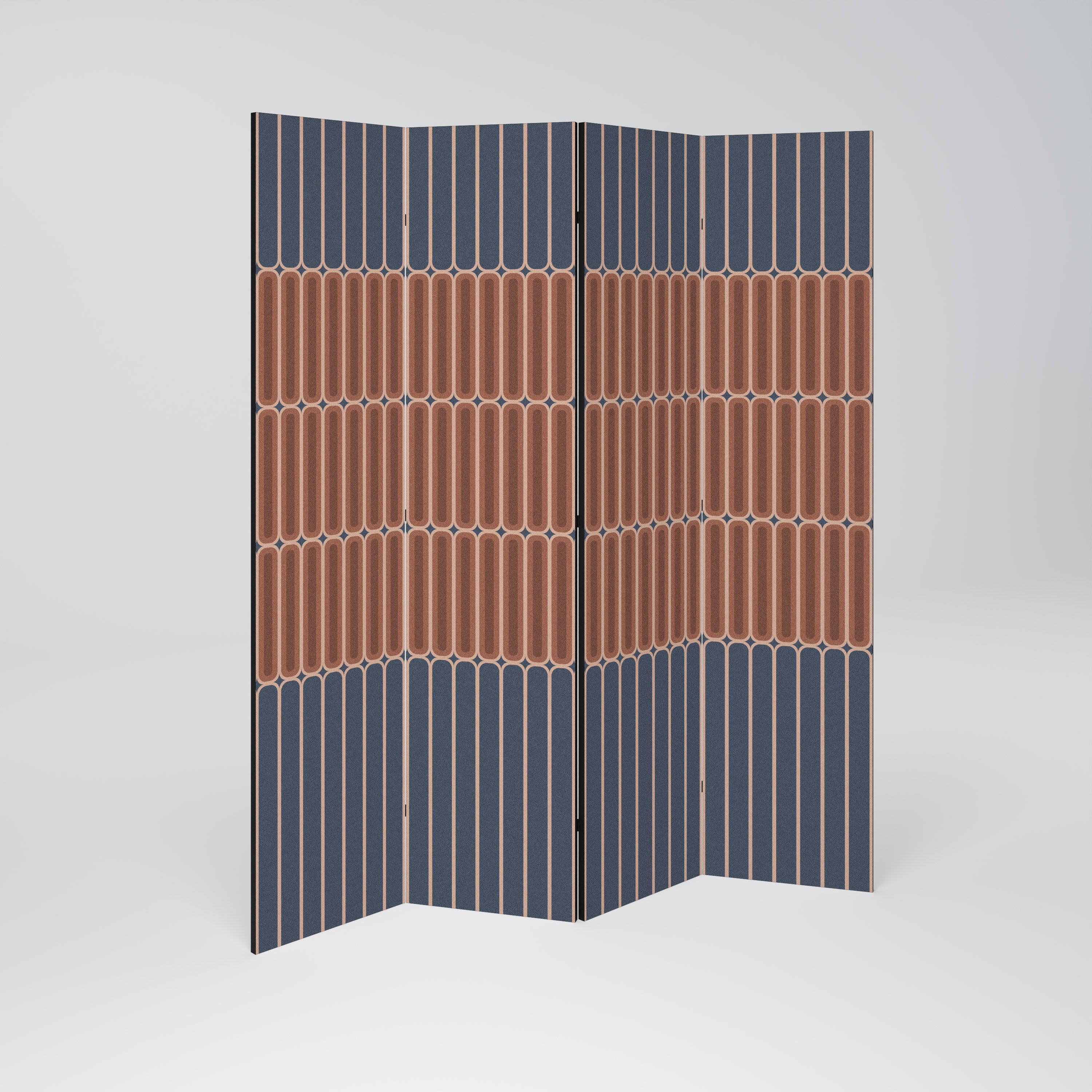 Biombo decorativo de 4 paneles HYPNOTIC GATE
