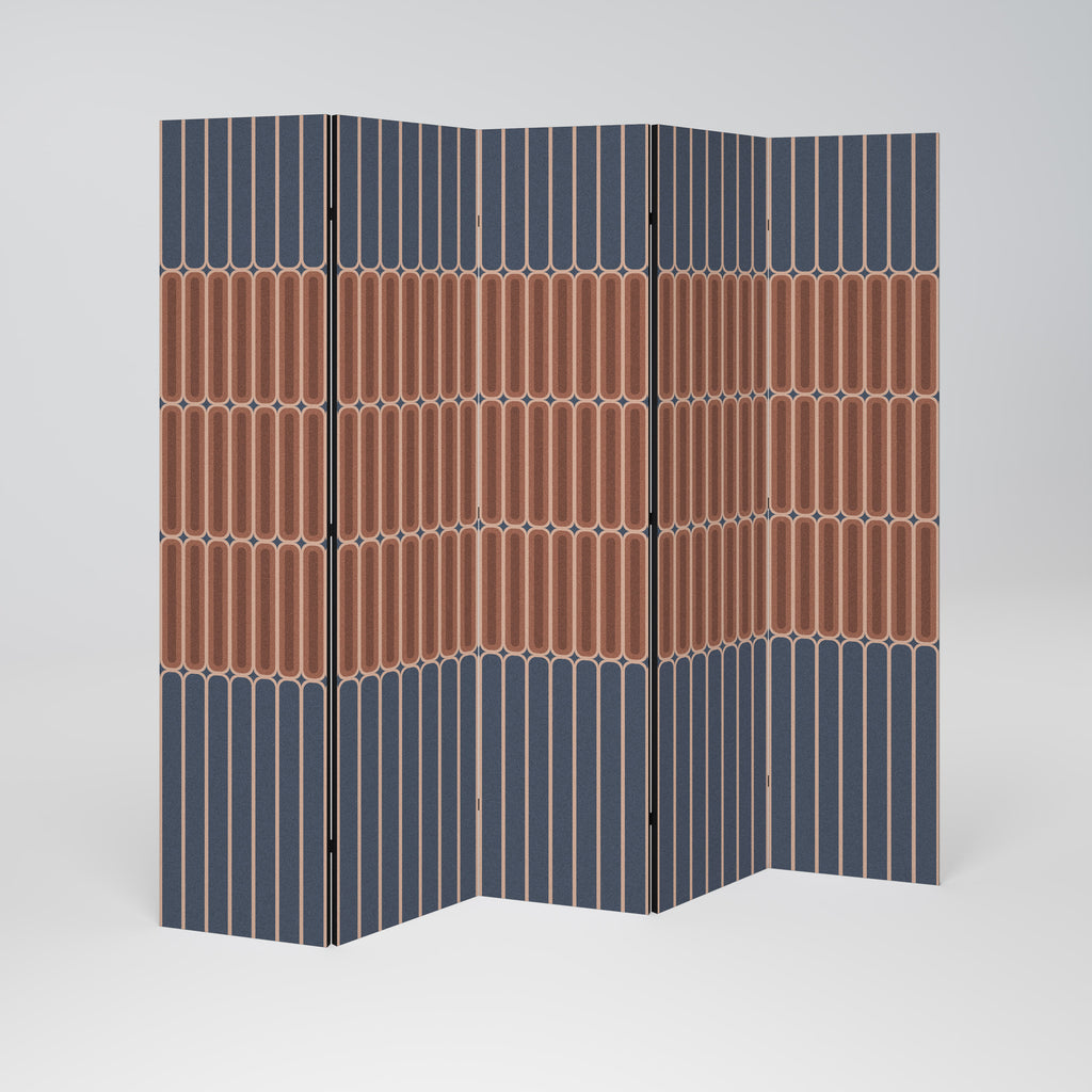 Biombo decorativo de 5 paneles HYPNOTIC GATE