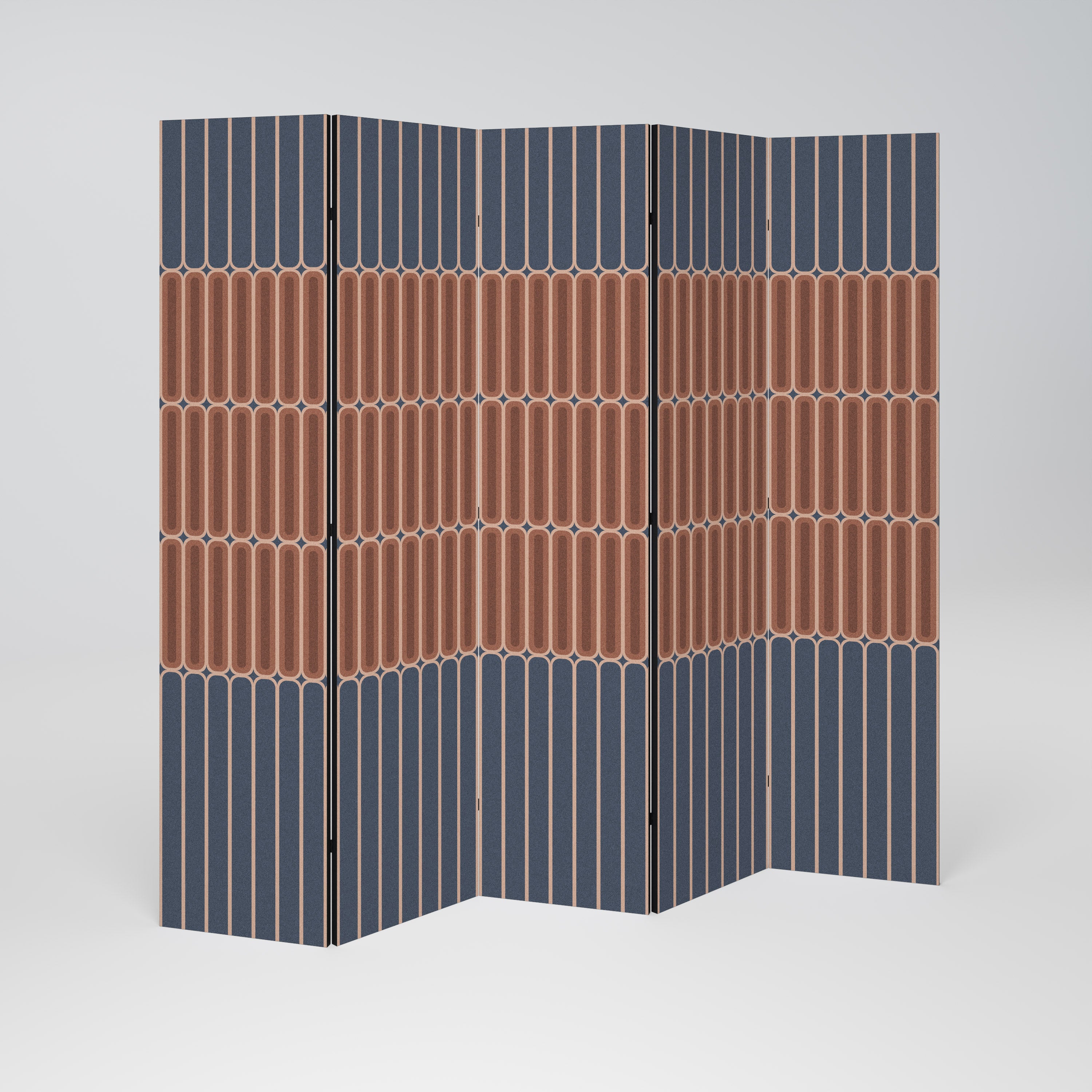 Biombo decorativo de 5 paneles HYPNOTIC GATE