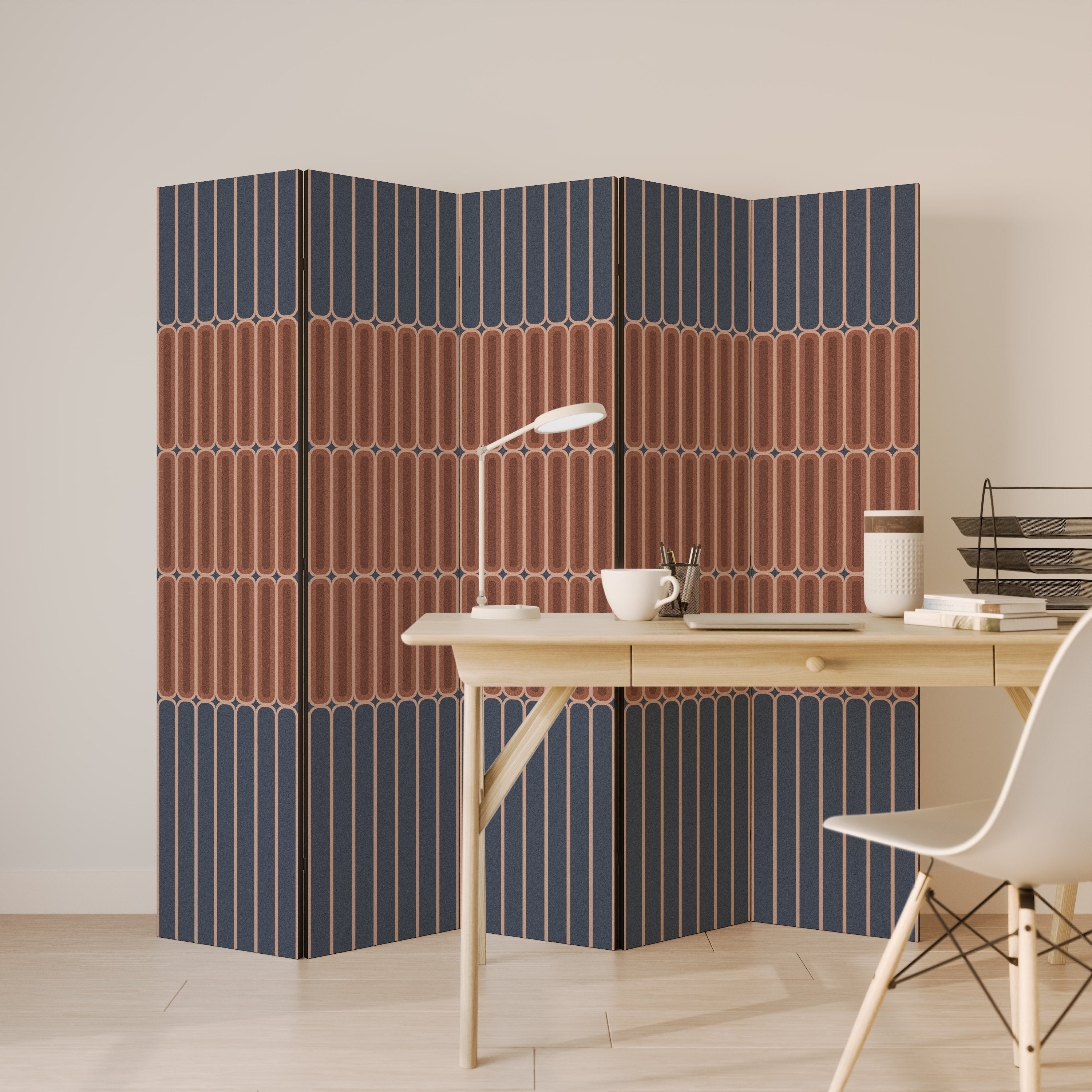 Biombo decorativo de 5 paneles HYPNOTIC GATE